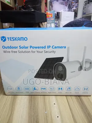 Outdoor Solar Powered Wireless IP Camera