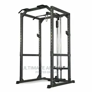 Heavy Duty Power Rack + Lat/Low Row + Dip Handles Reference