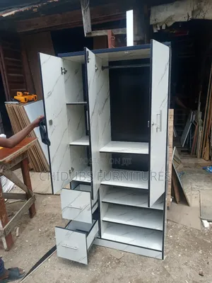 Quality 3doors Wardrobe With 2 Drawers