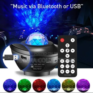 Starry Projection Light With Bluetooth Speaker With Remote