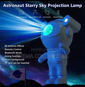 Astronaut Starry Sky Projection Lamp With Bluetooth Speaker