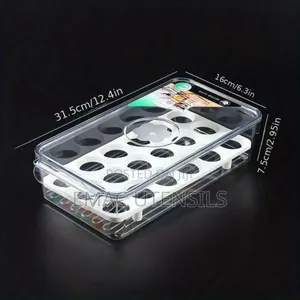 24 Holes Acrylic Egg Rack