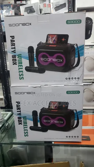 Speaker Soonbox S3000 + 2 Mic Wireless 5.3 Speaker Bluetooth