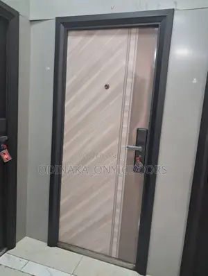 7ft by 3ft German Security Steel Door(Weather Friendly)(Gray