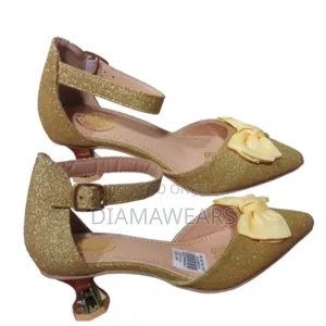 Gold Girls Princess Children Shoe
