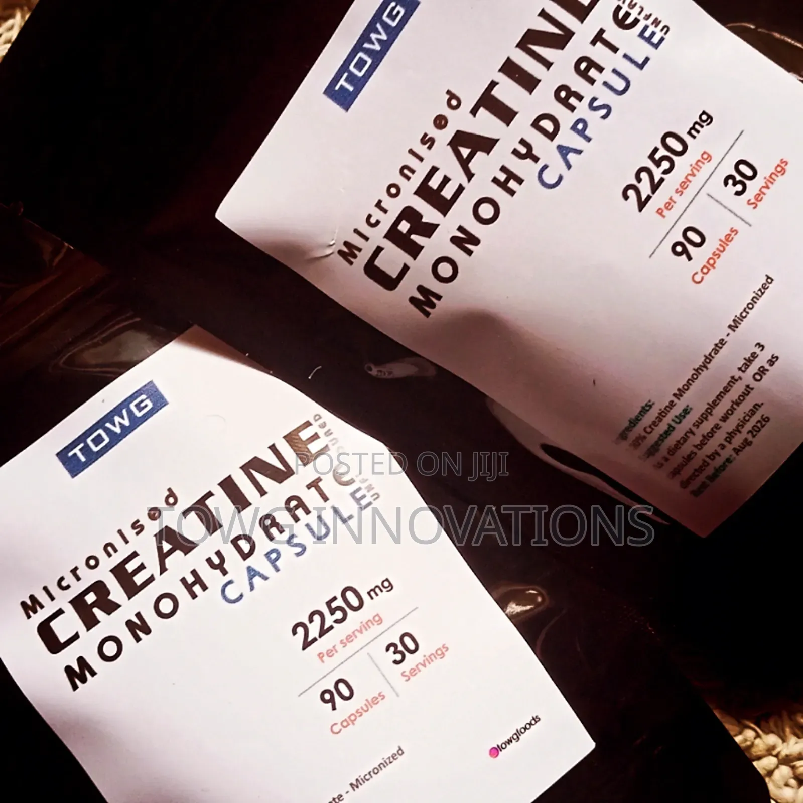 Creatine Monohydrate 90 Capsules - 2250mg