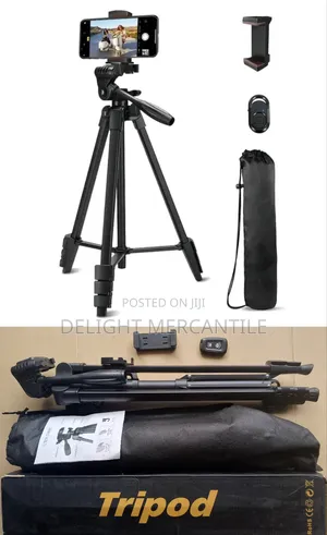 Universal Tripod Stand With Bluetooth Shutter and Bag