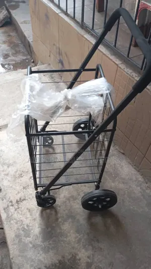 Foldable Basket Super Market Trolley