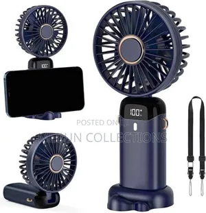 LED Digital Display Mini Fan
