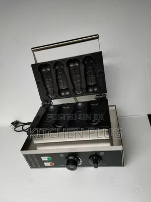 4-holes Industrial Electric Man-hood Waffle Machine