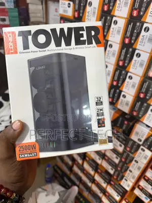 LDNIO 6 Outlet AC Tower Extension Power Socket