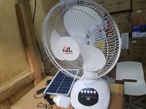 Solar Table Rechargeable Fan