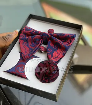 Pattern 3-in-1 Luxury Bow Tie Multicolored