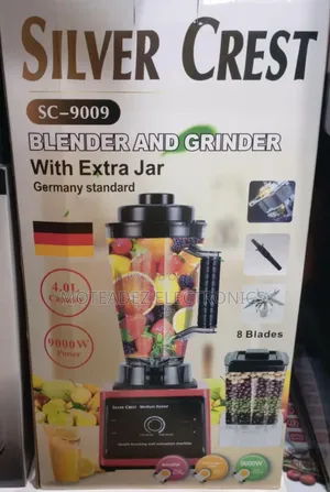 Silver Crest 4l (9000w) Copper Coil Blender and Grinder