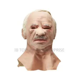 Old Man Realistic Silicon Halloween Mask