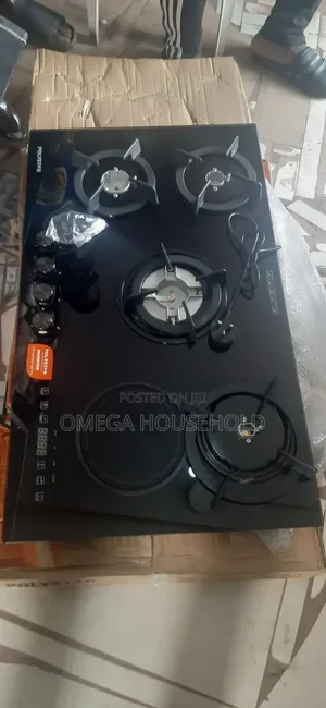 Polystar Gass Cooker 4 Burner 1 Hot Plat