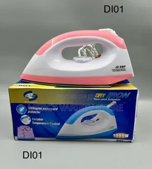 Non-Stick Soleplate Dry Iron - 1000W