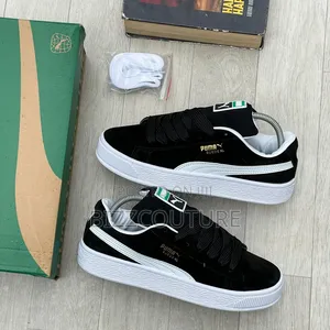 Original PUMA SUEDE XL Black Sneakers Available in Store