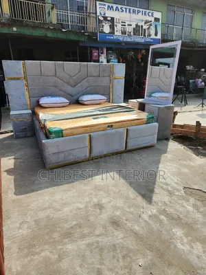 Brand New Grey 6by6 Set of Bed