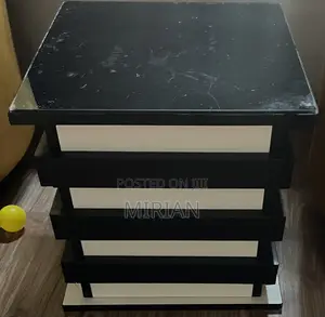 Center Table and Two Side Stools