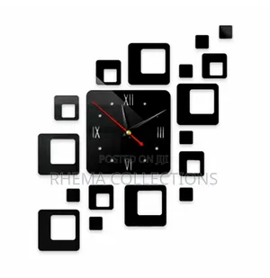 Cubic Design Acrylic Wall Clock