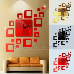 Cubic Design Acrylic Wall Clock