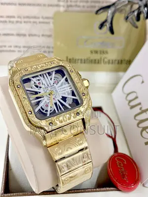 Body Crested Cartier Santos Wrist Watch