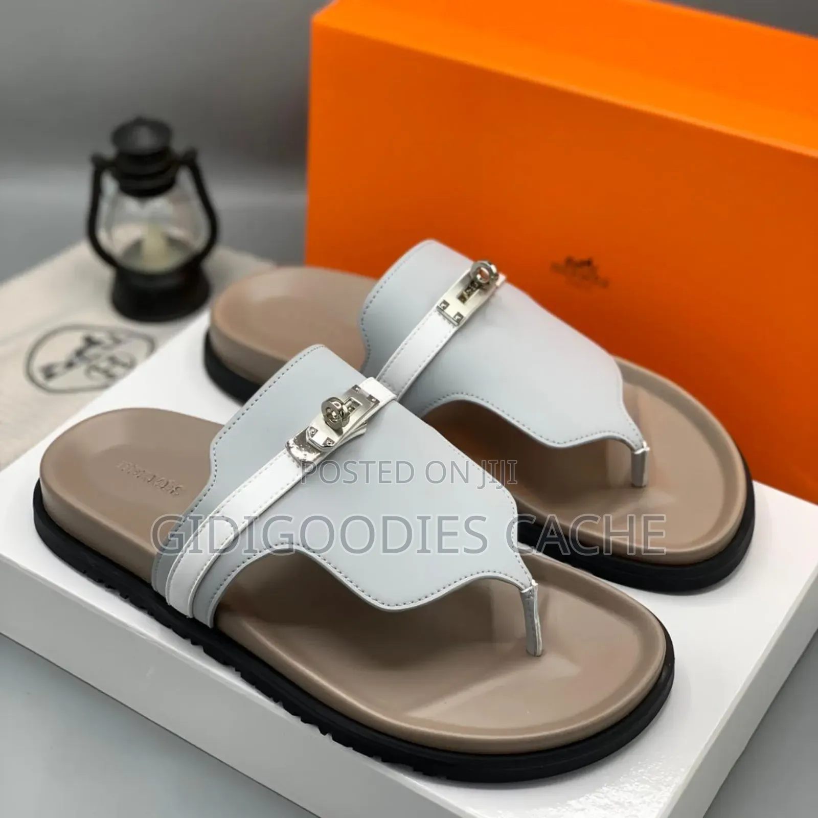 Hermes Classic T-String Slippers