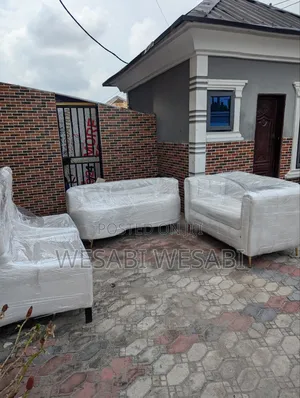 Full Set Sofa With Curved 3 Seater Couch