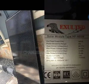 Exulted 460w Panel Black Face High Voltage