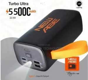 Turbo Ultra 5 – 55000mah New Age Power Bank (Touch Light)