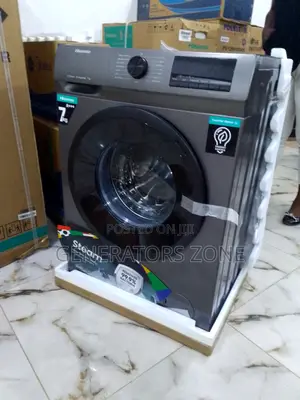 Front Load 7kg Hisense Washing Machine ''Wfqp7012t''