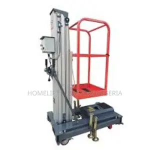 Single Hydraulic Mast Aluminum Aerial Work Lift