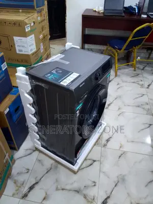 Smart Sensor 7kg Hisense Washing Machine "Wfqp7012t''