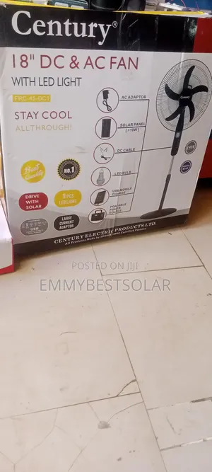 17 Inches AC/DC Century Rechargable Fan 