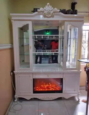 Executive Royal Wine Bar With Artifical Firecase