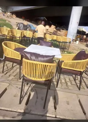Restaurant Rattan Chair and Table