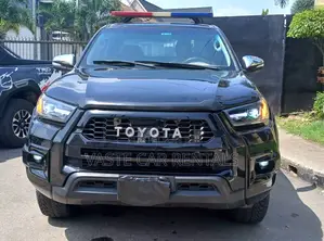 Black Toyota 2020 Hilux for Escort and Security Hire