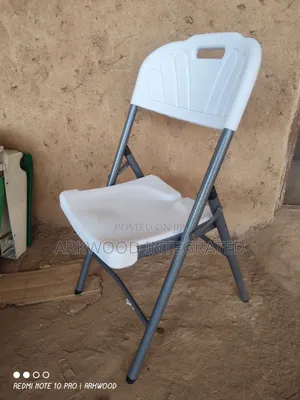 Foldable Metal Leg Plastic Chair