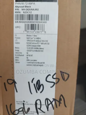 New Laptop Acer Predator Helios Neo 16 16GB Intel Core I9 SSD 1T