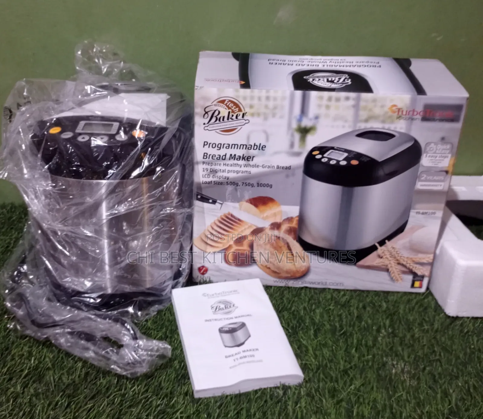 Turbotronic Bread Maker 19 Programs-550 Watts