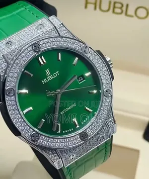 Hublot Green Dial Ice Wristwatch