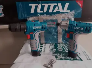 Total Cordless Impact Driver and Lithium Ion Drill-12v