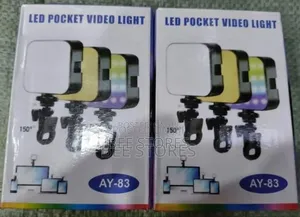 RGB Rechargeable Mini Influencer Video Selfie Ring Light