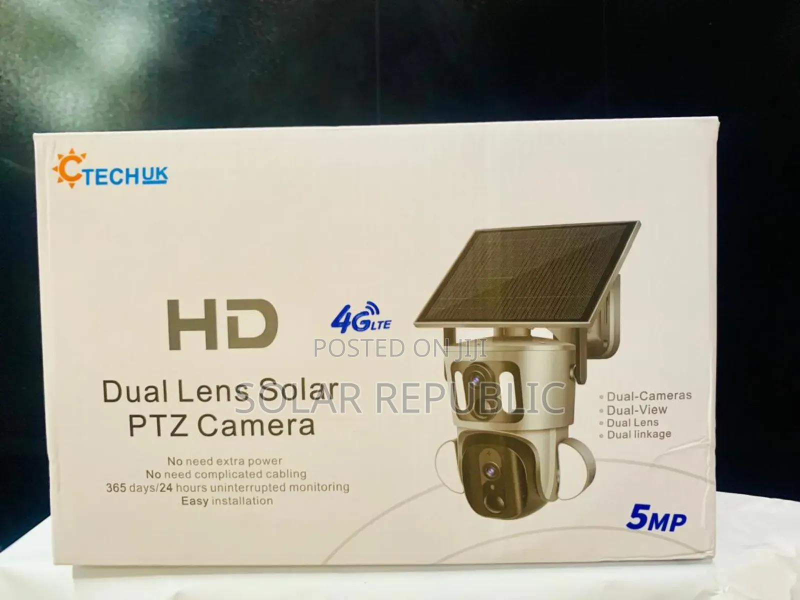 Dual Lens Hd Solar Camera