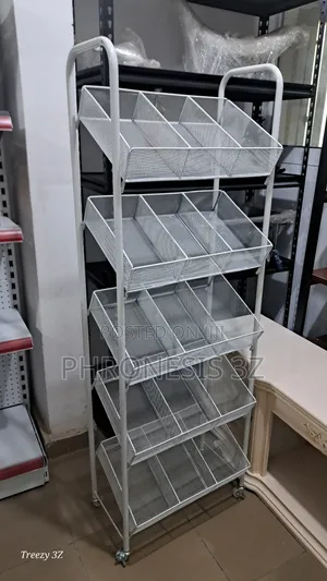 Supermarket 5 Tier, 15 Bins Snack Rack