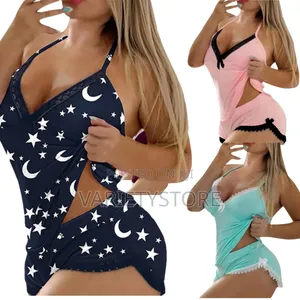 Women Plus Size Sexy Lingerie Nightwear Sleepwear Pajama Set