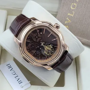 Bvlgari Mechanical Chocolate Dial Watch