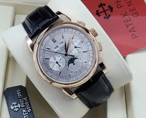 Patek Philippe Chronograph White-Grey Dial Wristwatch