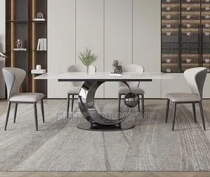 High Quality Marble Dining Table Set for Dining Room